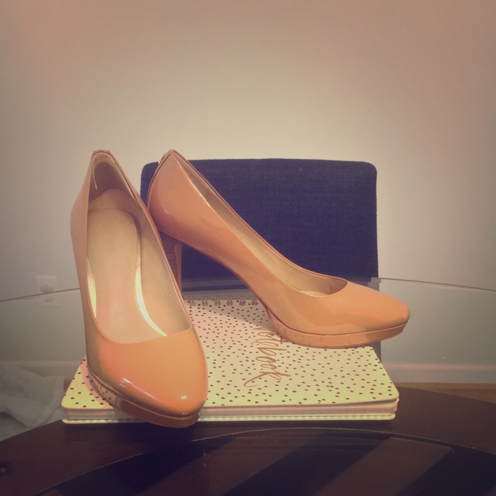 Coach Nude 8.5 Patent Leather Pumps
